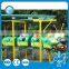 Kids games mini roller coaster worm train with apple for sale