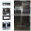 Upright commercial fridge and freezer stainless steel freezer