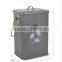 Power Coated Steel recycling trash containers