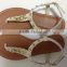 Uniseason Wearproof TRP Sole Outdoor Flat Beach Nude Sandals