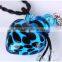 Leopard grain Peach Heart Shape Aromatherapy Essential Oil Necklace Wholesale