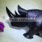 Hot sale Nature crystal obsidian rhinoceros for business gift