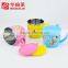 Stainless Steel Plastic Colorful Kid drinking cups with cover 8CM