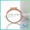 28k Gold Wedding Rings 8 Hearts & Arrows E-F 1Carat Moissanite Diamond Finger Rings