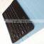 Blue universal wireless buletooth keyboard for Android,IOS,windows tablets,bluetooth leather case keyboard