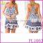 2015 Sexy Women Summer Dress Fashion Backless Sleeveless Casual Women Digital Print Cocktail Party Evening Beach Mini Dress
