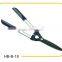 long handle garden tools, steel blade hedge pruner, grass pruning shears