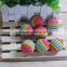 rainbow color soft pet cat ball toys
