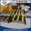 The bent block car pole of roadway safety product