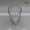 Chinese Manufacturing Silver Sprayed Art Glass Vase