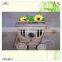 Christmas Decoration Craft Kids Wood Trolley Holder Toy