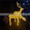 outdoor waterproof holiday warm white pre lit christmas deer family
