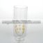 clear dubble wall wine drinking glass beer glass tall cup with logo