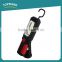New design portable emergency magnetic led cob work light with hook