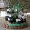 Fiberglass Panda Mascot Sculpture