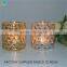 crackle glass votive candle holders