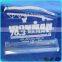 KM-SP06 Factory high quality clear acrylic crystal stamp block,transparent acryl display block