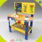 2017 wholesale kids wooden toy workbench new design baby wooden toy workbench cheap children wooden toy workbench W03D076A