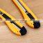 2017 hot sale factory Famous 18mm utility knife blade cutter industrial cutting knife