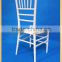 white wedding resin banquet hall chairs