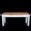 Bench Gita Mahogany White Painted