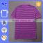 Summer short sleeves stripes yarn-dyed men polo cotton stripes t-shirt