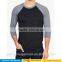 Plain 3/4 sleeve Baseball raglan t-shirts latest shirt designs for men 2015