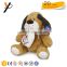 custom plush dog toy teether squeaker puppy toy dog