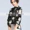 Best Selling Summer Elegant Design Floral Print Shirts for Women