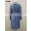 Women Jacquare Coral Fleece Ladies Long Bathrobes