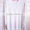 Mens Cashmere Plain Solid Colour Classic Round Neck Office Sweater