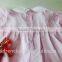 Boutique baby romper sweet pink seersucker baby romper