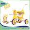 Top quality 10 inch fold children tricycle with pusher