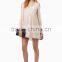 Fashion Cold Shoulder Design Long Sleeve Summer Dress for Mature Woman