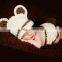 Cute Baby Tiger Pattern Crochet Knit Photography Props Outfit Infant Toddler Hat and Diaper Cover For 3-24 Months