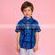 100% cotton children's short sleeve fancy boy summer shirt