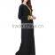 cotton plus size muslim dress/ ymd patched muslim islamic fashionable abaya kaftan dresses/fancy dl islamic muslim dress