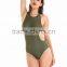 Ladies' Cover Belly Slim Siamese Triangle Sports Swimming Suit