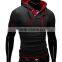 Summer t-shirt men slim fit tops tees brand hooded t shirt mens plus size 5xl short sleeve casual tee shirt