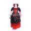 New design girl witch satin costumes hot halloween costume with pumpkin logo festival & party supplier