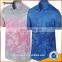 Wholesale Dry fit men yellow polo golf shirts sublimated print polo golf shirts