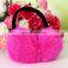Fashion rabbit fur ear muff factory directly supply real fur winter ear muff