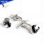 make special custom black and white color enamel knot cufflinks