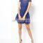 CHEFON lace short sleeved short formal dresses