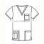 New Design Hospital Nurse Uniform Made in China