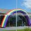 2018 Hot sale inflatable rainbow arch,rainbow balloon arch for events