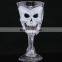 halloween scary party skull wine water drinking cup flash LED light cup