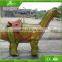 KAWAH Theme Park Decoration Coin Operated Walking Animatronic Dinosaur Ride China Supplier