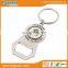 New creative middle spinning part France Paris flat bottle opener keychain