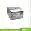 China bathroom accessories 304 stainless steel auto cut toilet paper roll holder storage